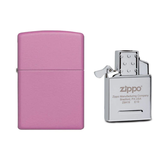 Classic Matte Pink and FREE Single Torch Butane Insert