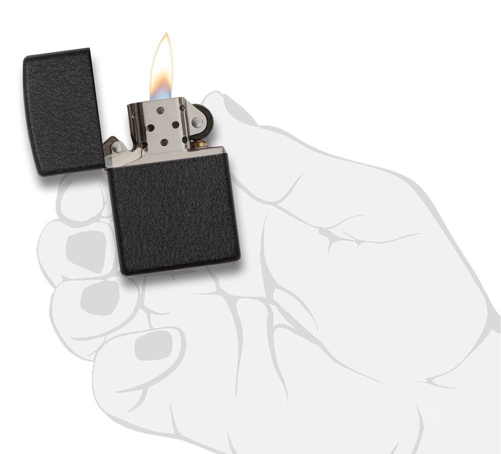 Black Crackle® Pocket Lighter