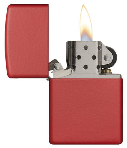 Classic Red Matte Pocket Lighter