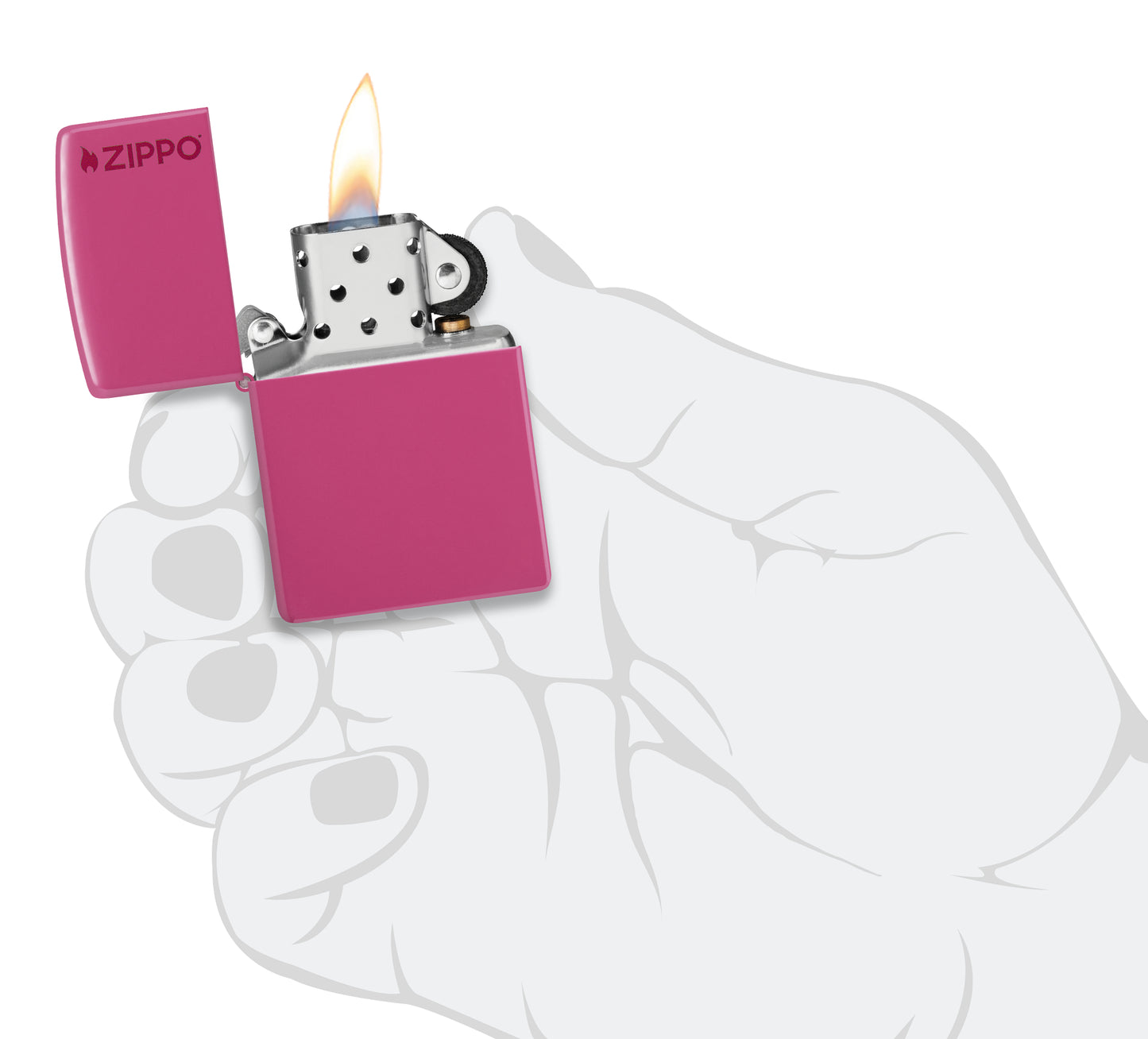 Classic Frequency Zippo Logo Pocket Lighter