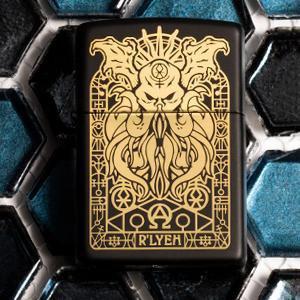 Monster Design Black Matte Pocket Lighter
