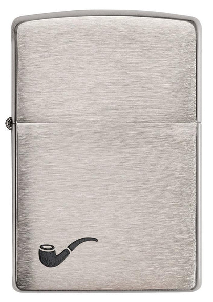 Brushed Chrome Pipe Pocket Lighter