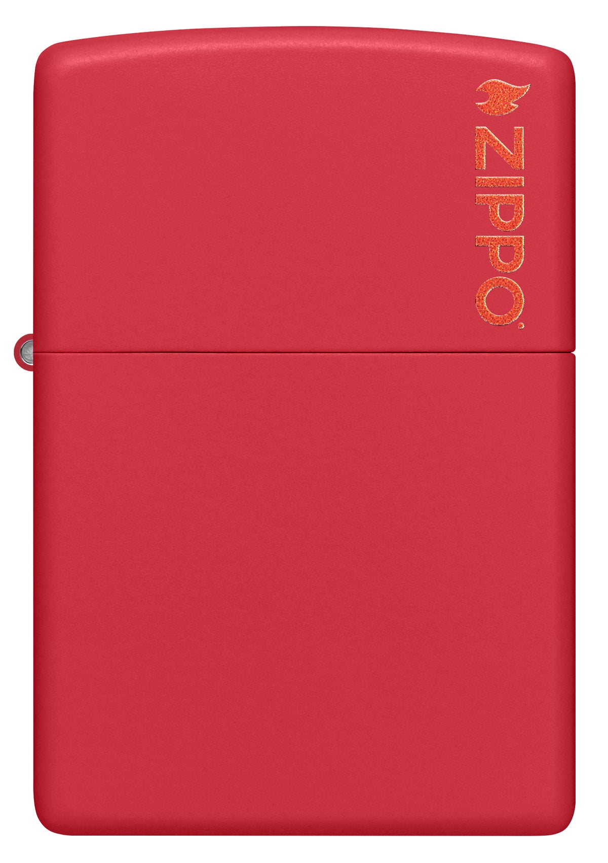 Classic Red Matte with Zippo Logo Pocket Lighter