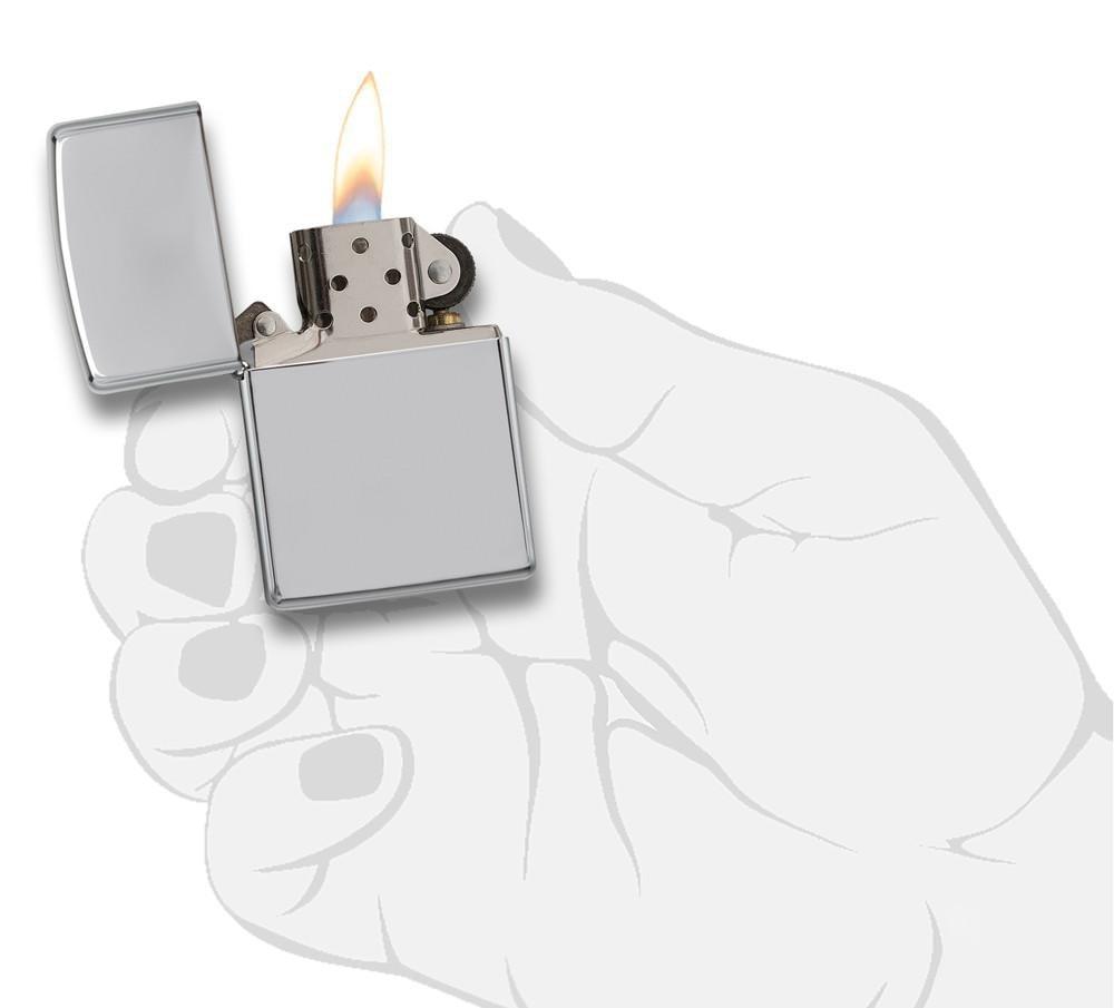 Armor High Polish Chrome Pocket Lighter