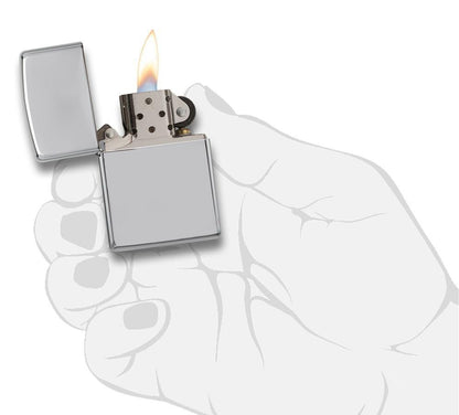 Armor High Polish Chrome Pocket Lighter