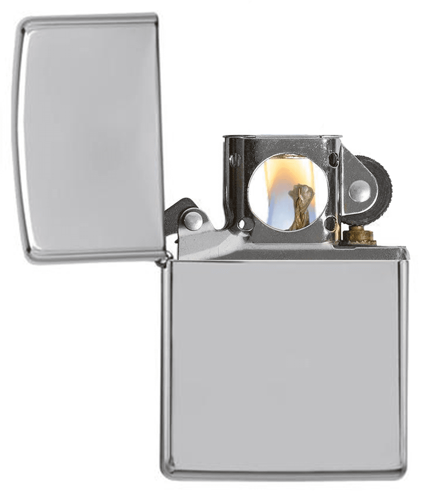 Classic High Polish Chrome Pocket Lighter