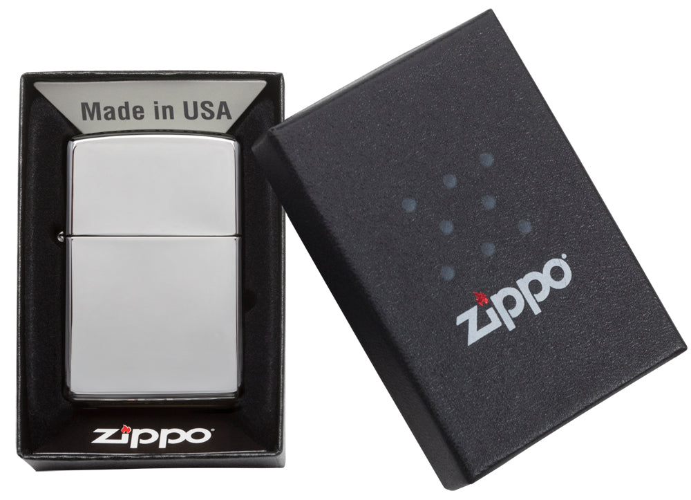 Classic High Polish Chrome Pocket Lighter