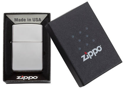 Classic High Polish Chrome Pocket Lighter