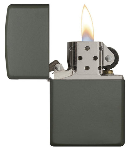 Classic Green Matte Pocket Lighter