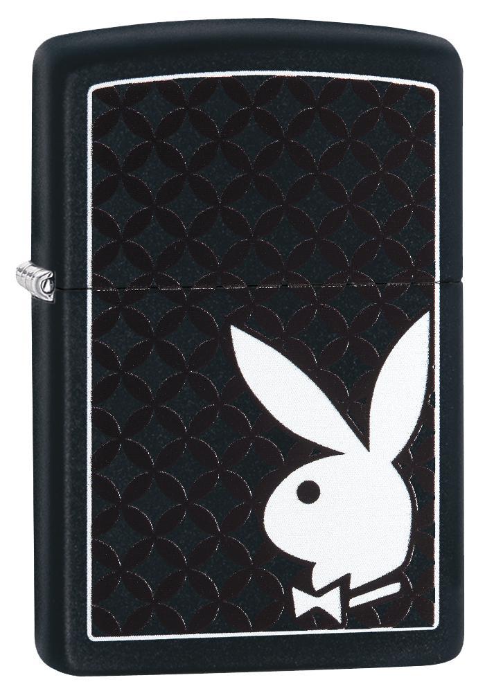 Playboy black & White Rabbit Pocket Lighter