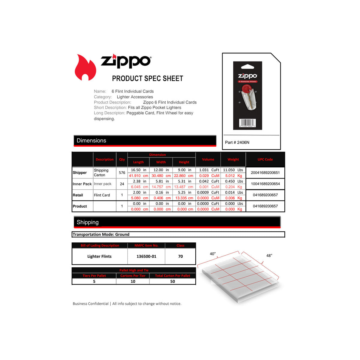 Zippo Flint