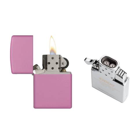 Classic Matte Pink and FREE Double Torch Butane Insert