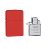 Classic Matte Red and FREE Double Torch Butane Insert