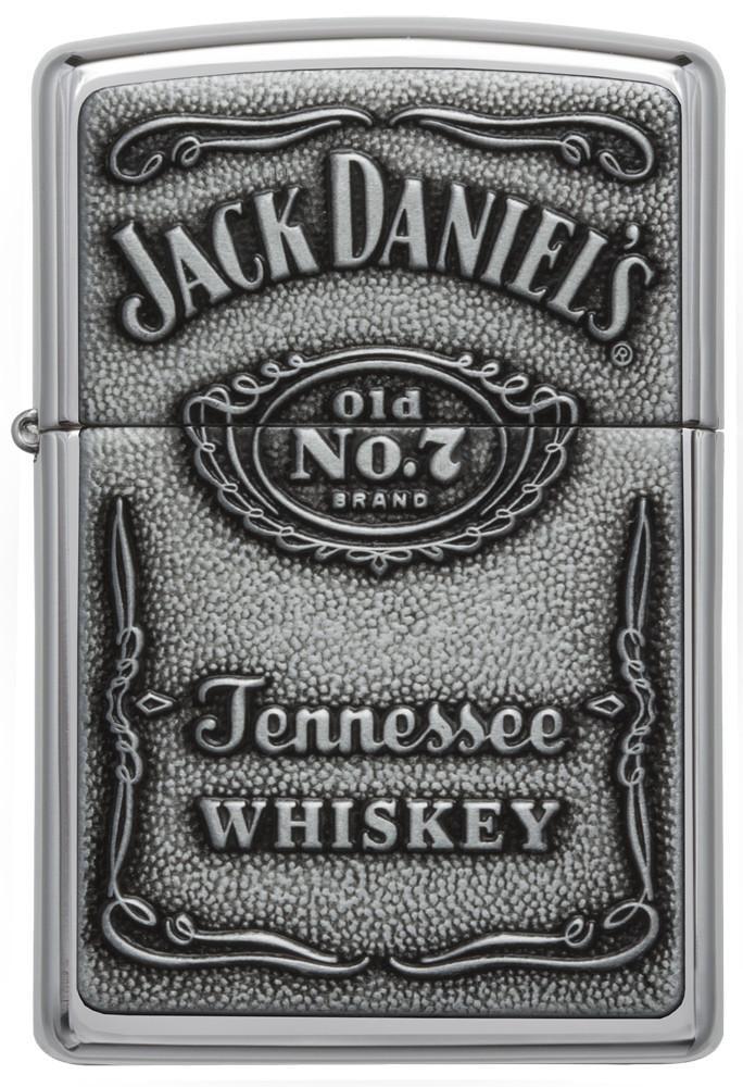 Jack Daniel's Tennessee Whiskey Emblem High Polish Chrome P