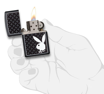 Playboy black & White Rabbit Pocket Lighter