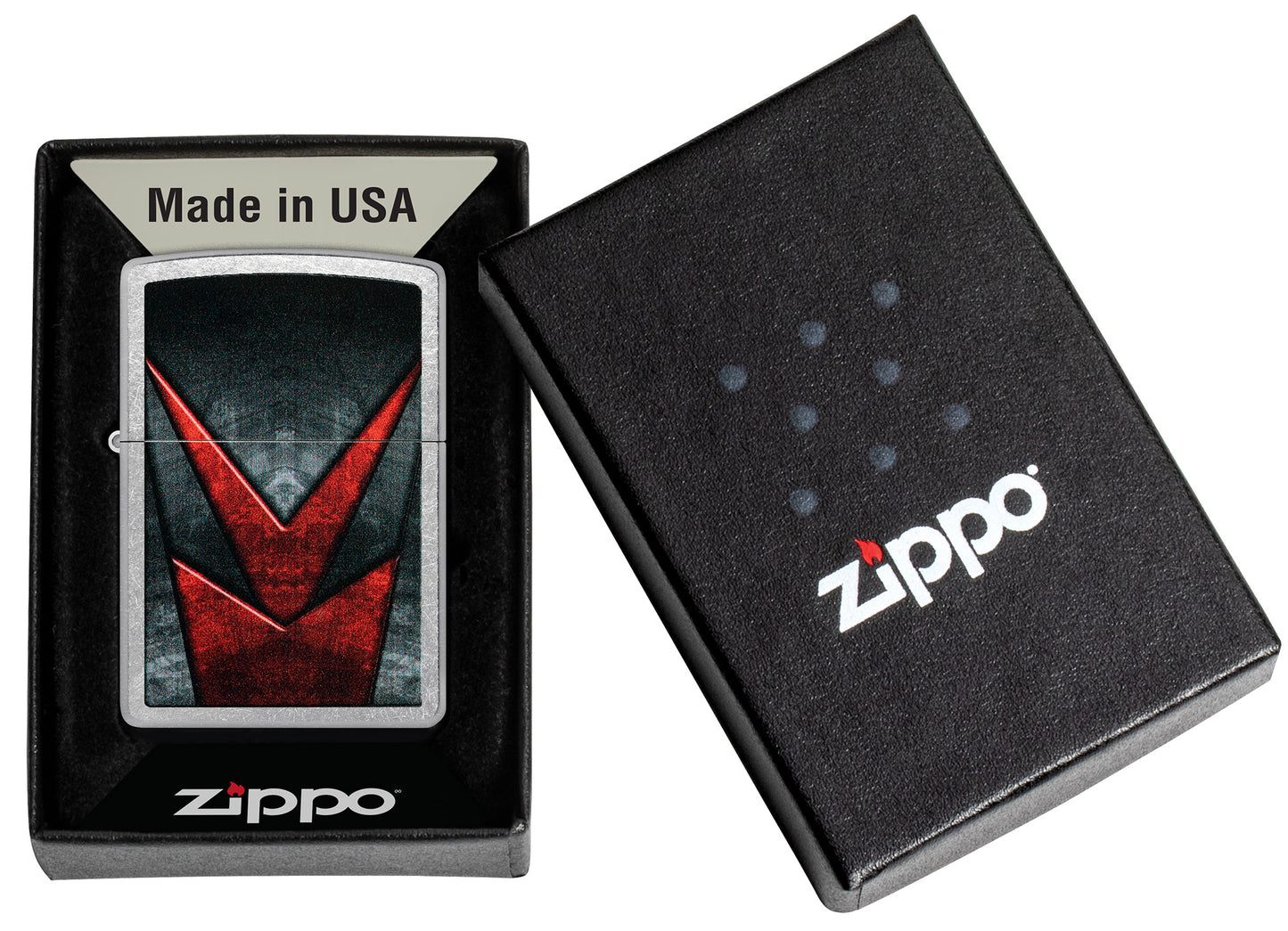 Zippo Metallic Pattern Design Pocket Lighter