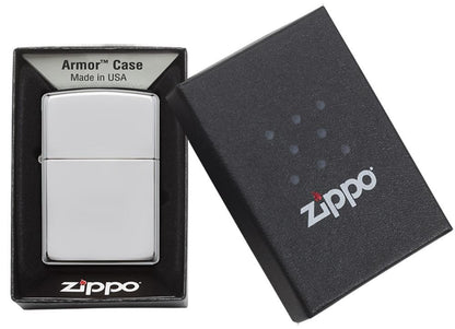 Armor High Polish Chrome Pocket Lighter