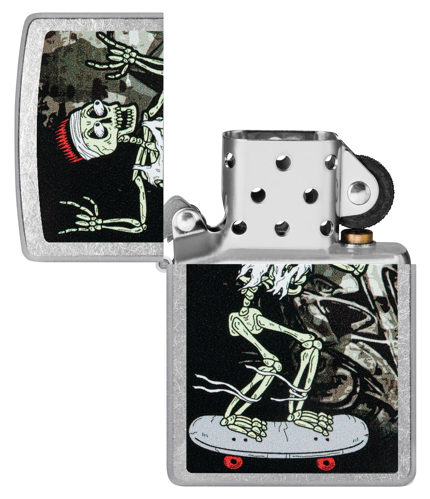 Zippo Skateboard Street Chrome Pocket Lighter
