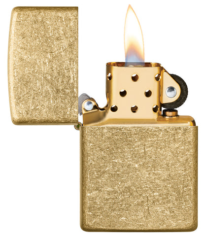 Tumbled Brass Pocket Lighter