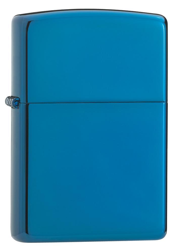 Classic High Polish Blue Pocket Lighter