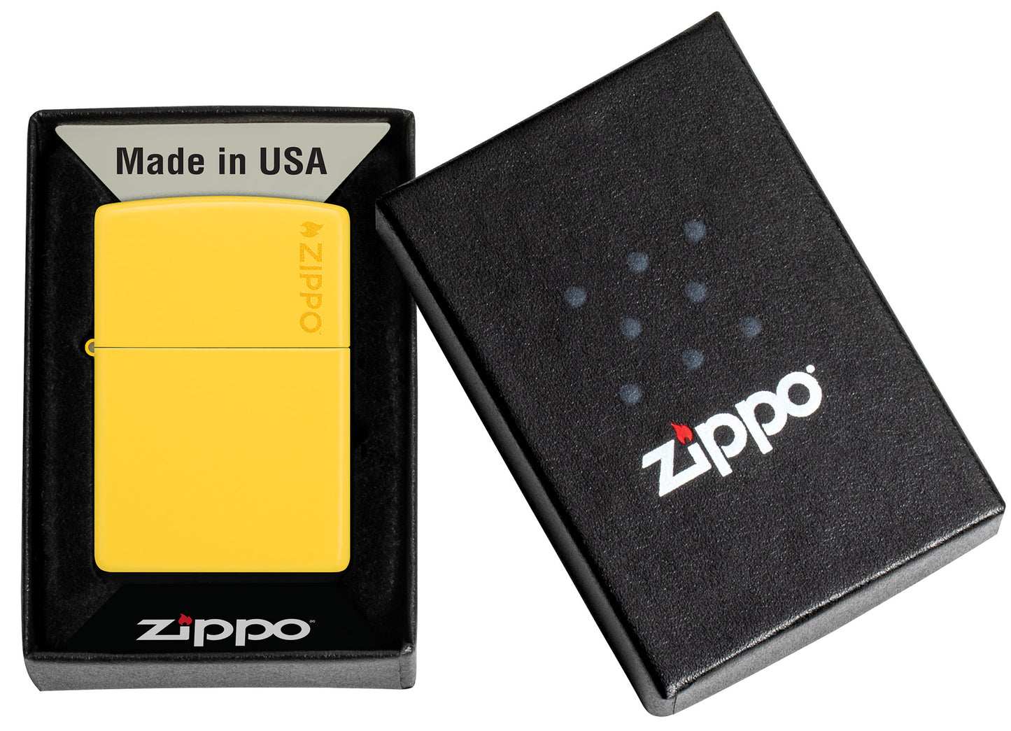 Zippo Classic Sunflower Logo Pocket Lighter