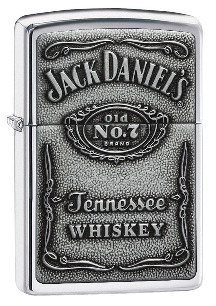 Jack Daniel's Tennessee Whiskey Emblem High Polish Chrome P