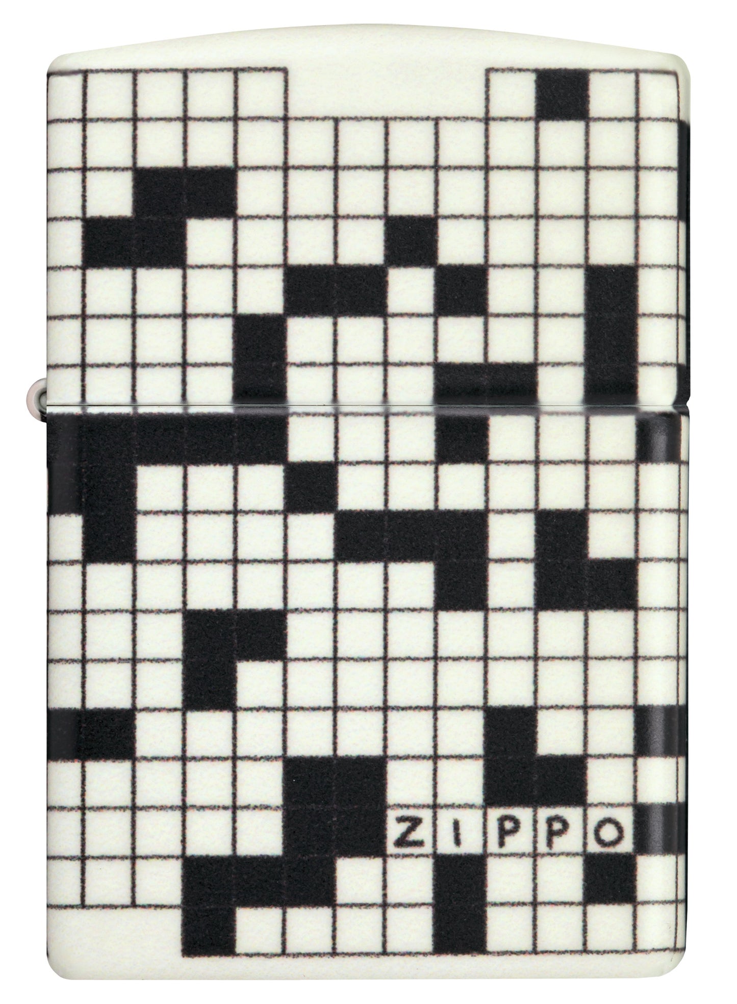 Zippo Crossword Design 540 Color Glow in the Dark Pocket Lighter