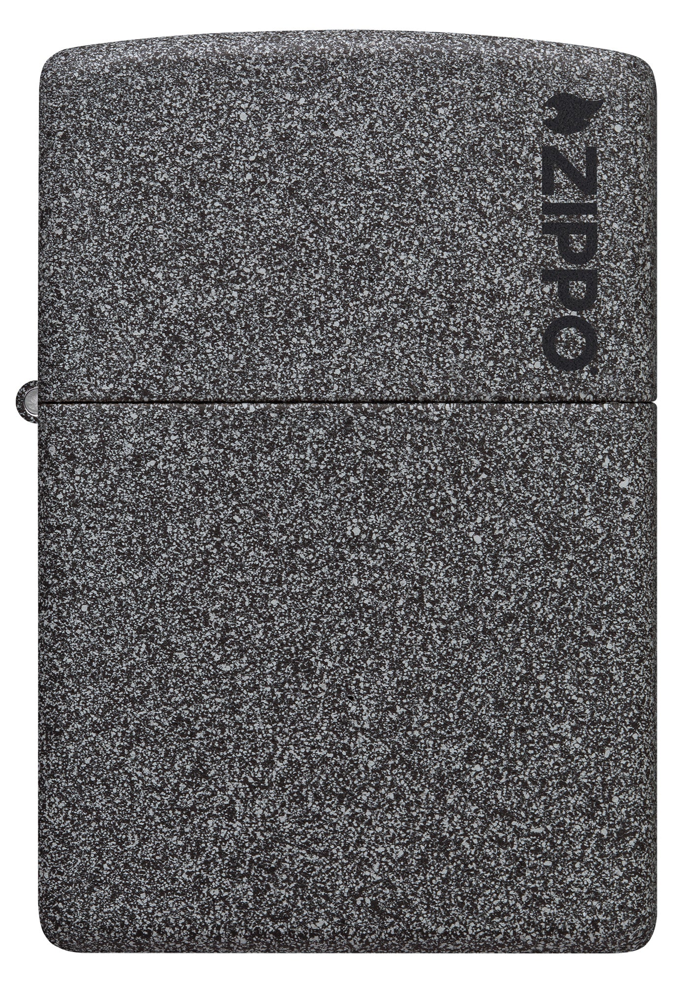 Zippo Classic Iron Stone Zippo Logo Pocket Lighter