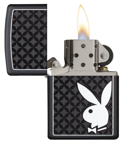 Playboy black & White Rabbit Pocket Lighter
