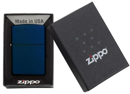 Classic Navy Matte Pocket Lighter