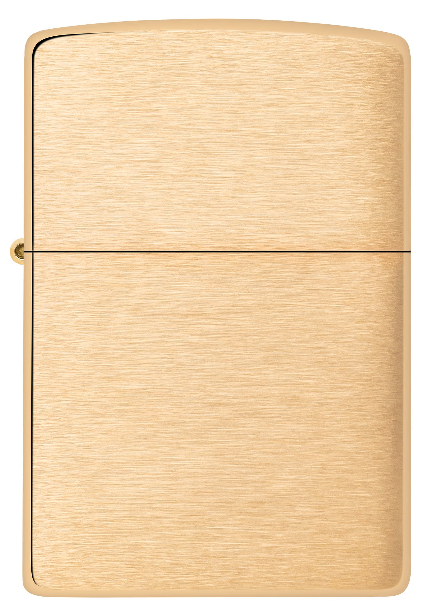 Classic Brushed Brass Pocket Lighter