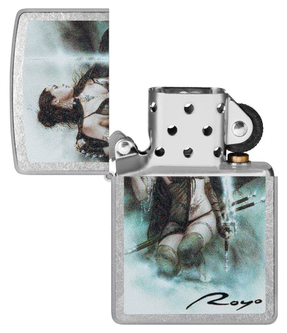 Zippo Luis Royo Street Chrome Pocket Lighter