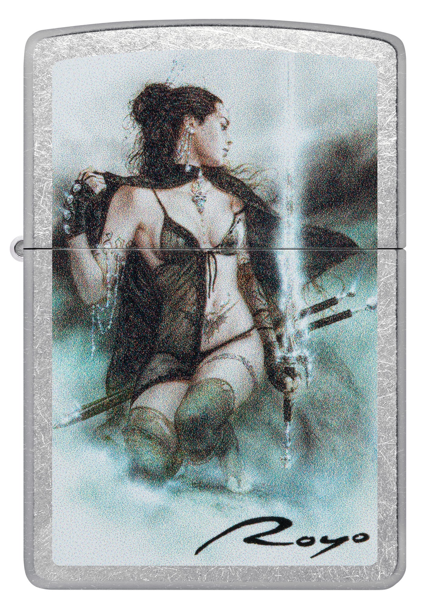 Zippo Luis Royo Street Chrome Pocket Lighter