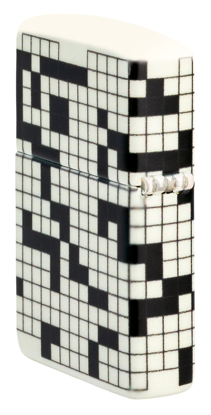 Zippo Crossword Design 540 Color Glow in the Dark Pocket Lighter