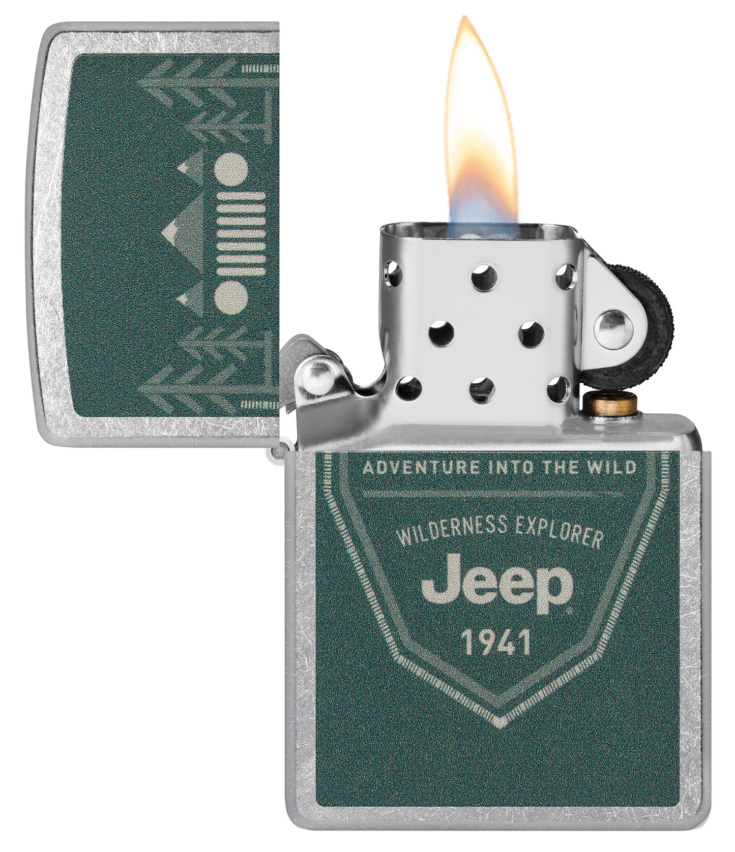 Zippo Jeep Street Chrome Pocket Lighter