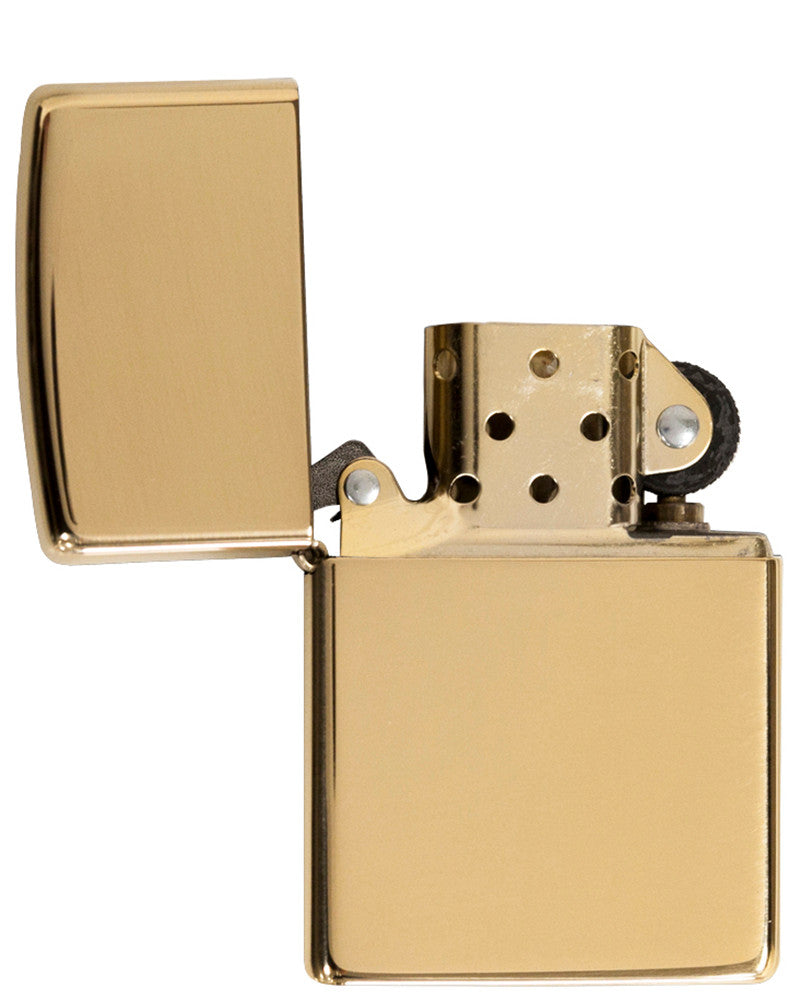 Armor  High Polish Brass Pocket Lighter