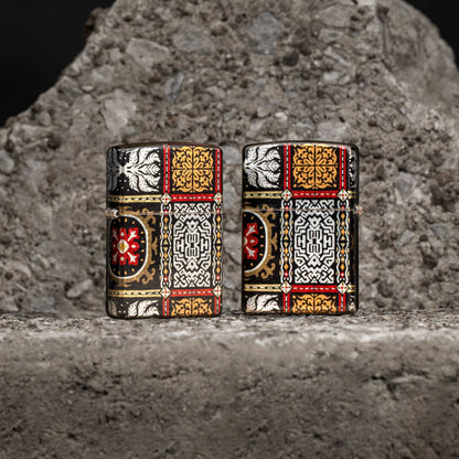 Zippo Tapestry Pattern Design Pocket Lighter