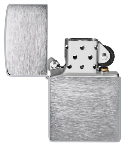 Armor Brushed Chrome Pocket Lighter