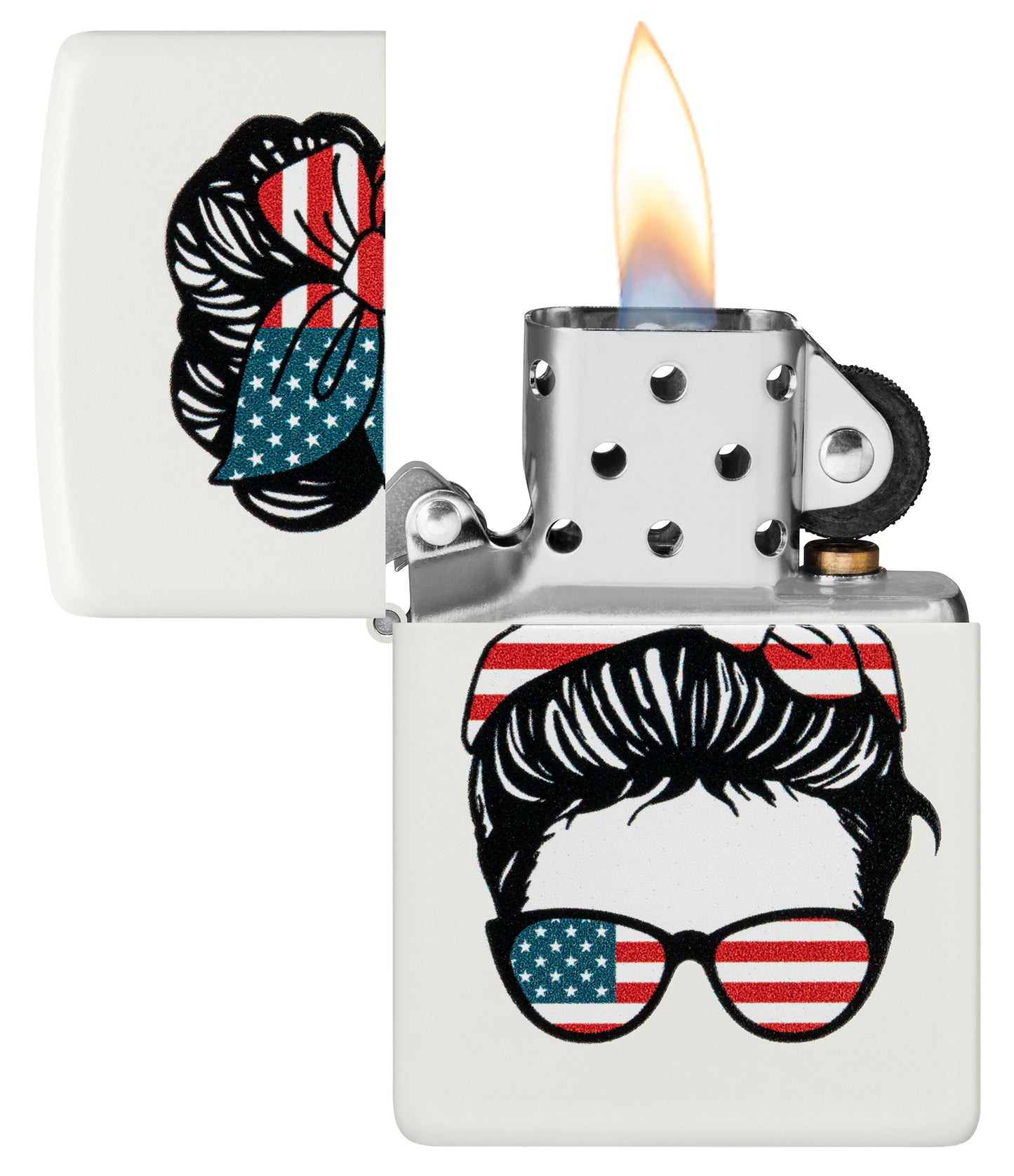 Zippo American Woman Design Pocket Lighter