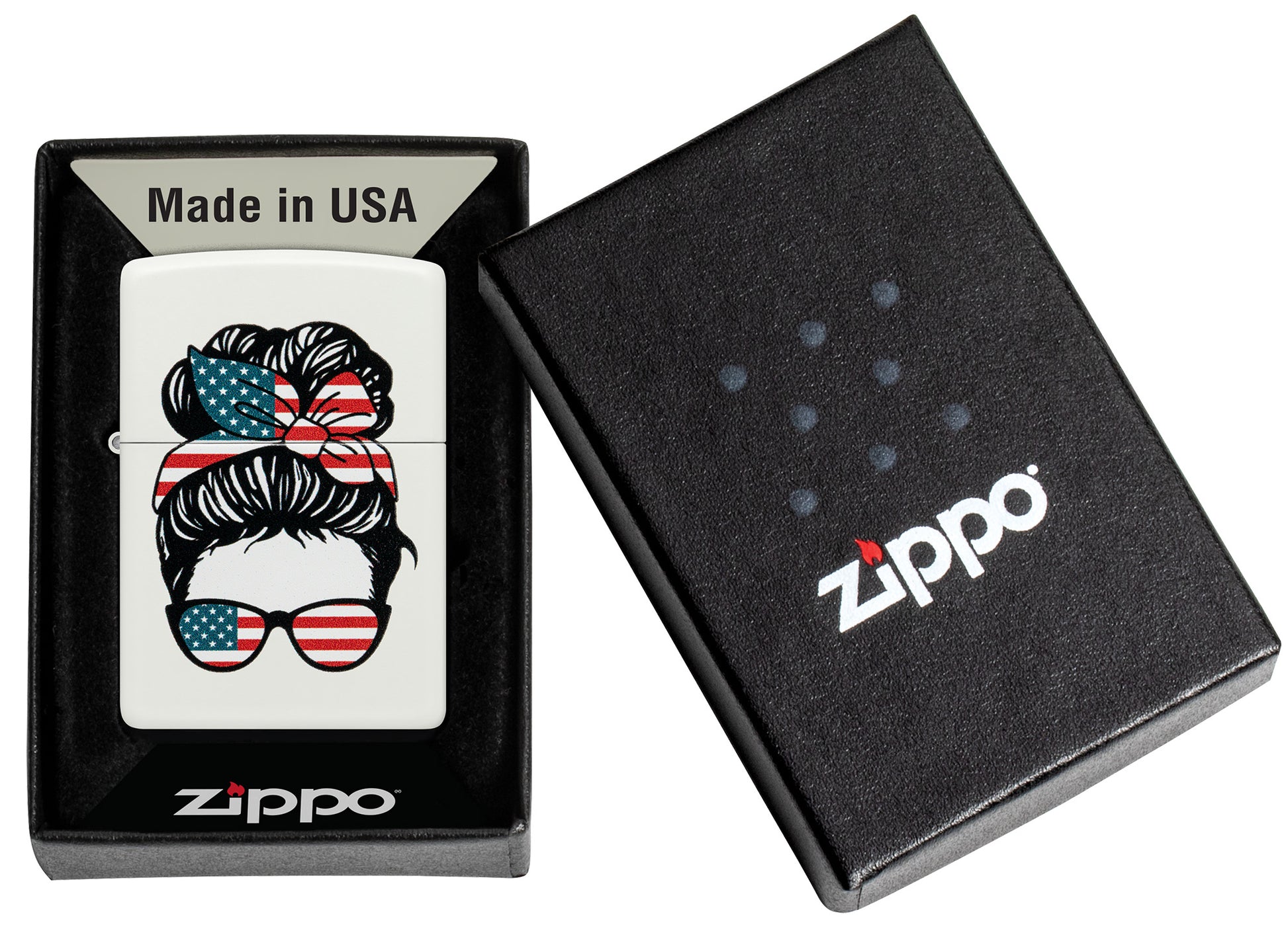 Zippo American Woman Design Pocket Lighter