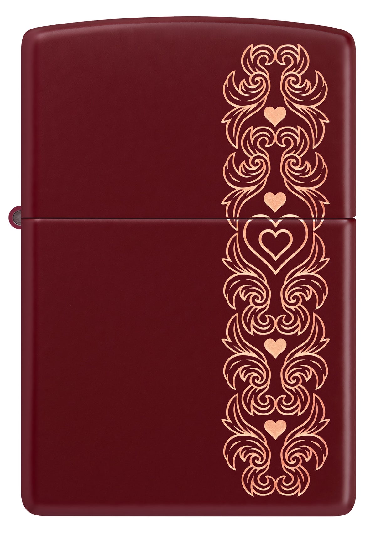 Zippo Heart Garland Design Merlot Pocket Lighter