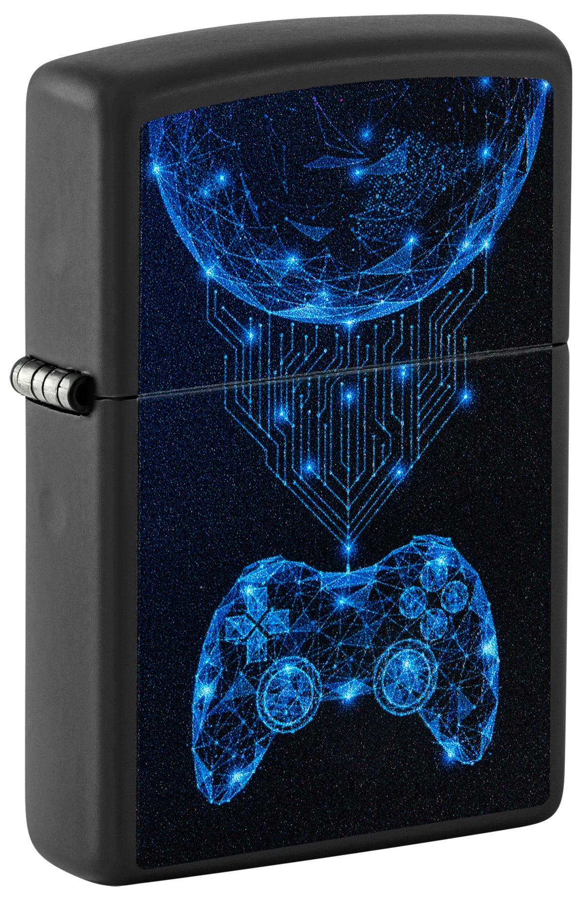 Zippo Gaming Black Matte Pocket Lighter