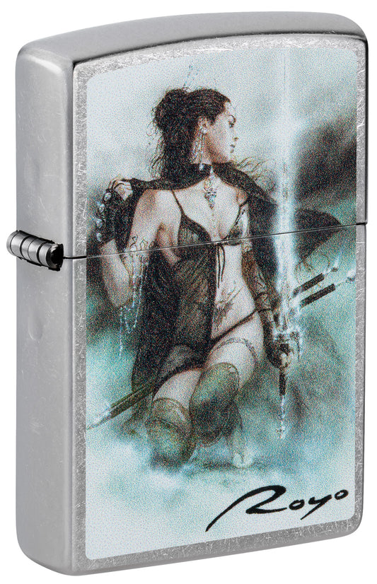 Zippo Luis Royo Street Chrome Pocket Lighter