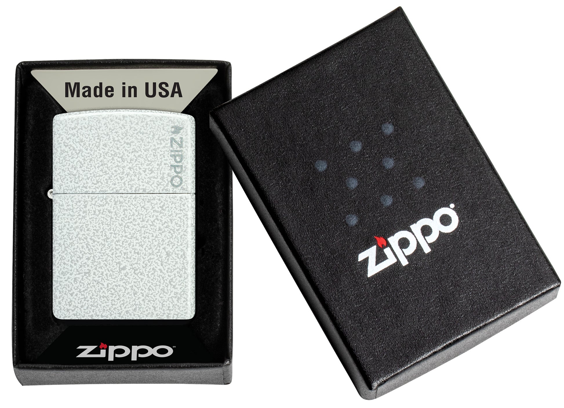 Zippo Classic Glacier Logo Pocket Lighter