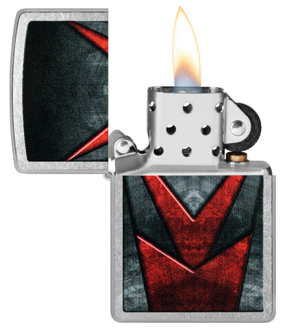 Zippo Metallic Pattern Design Pocket Lighter
