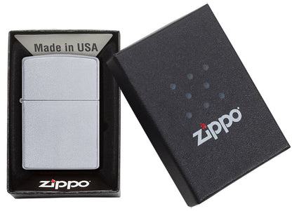 Classic Satin Chrome Pocket Lighter