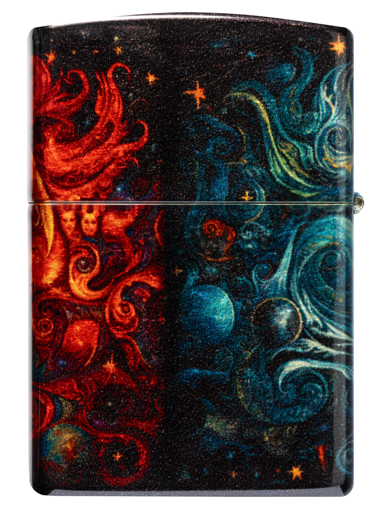 Zippo Sun and Moon Design 540 Tumbled Brass Pocket Lighter