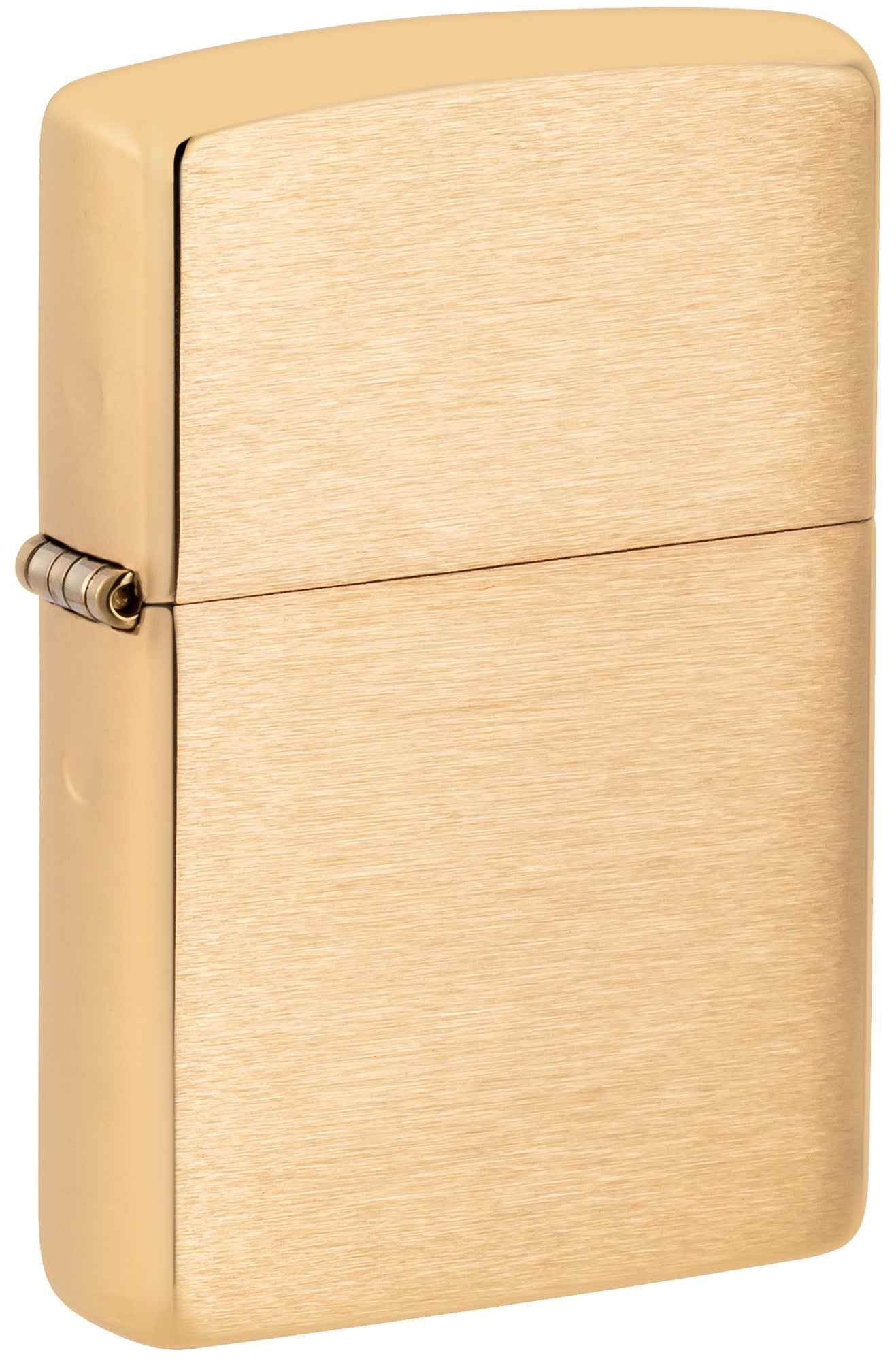 Classic Brushed Brass Pocket Lighter