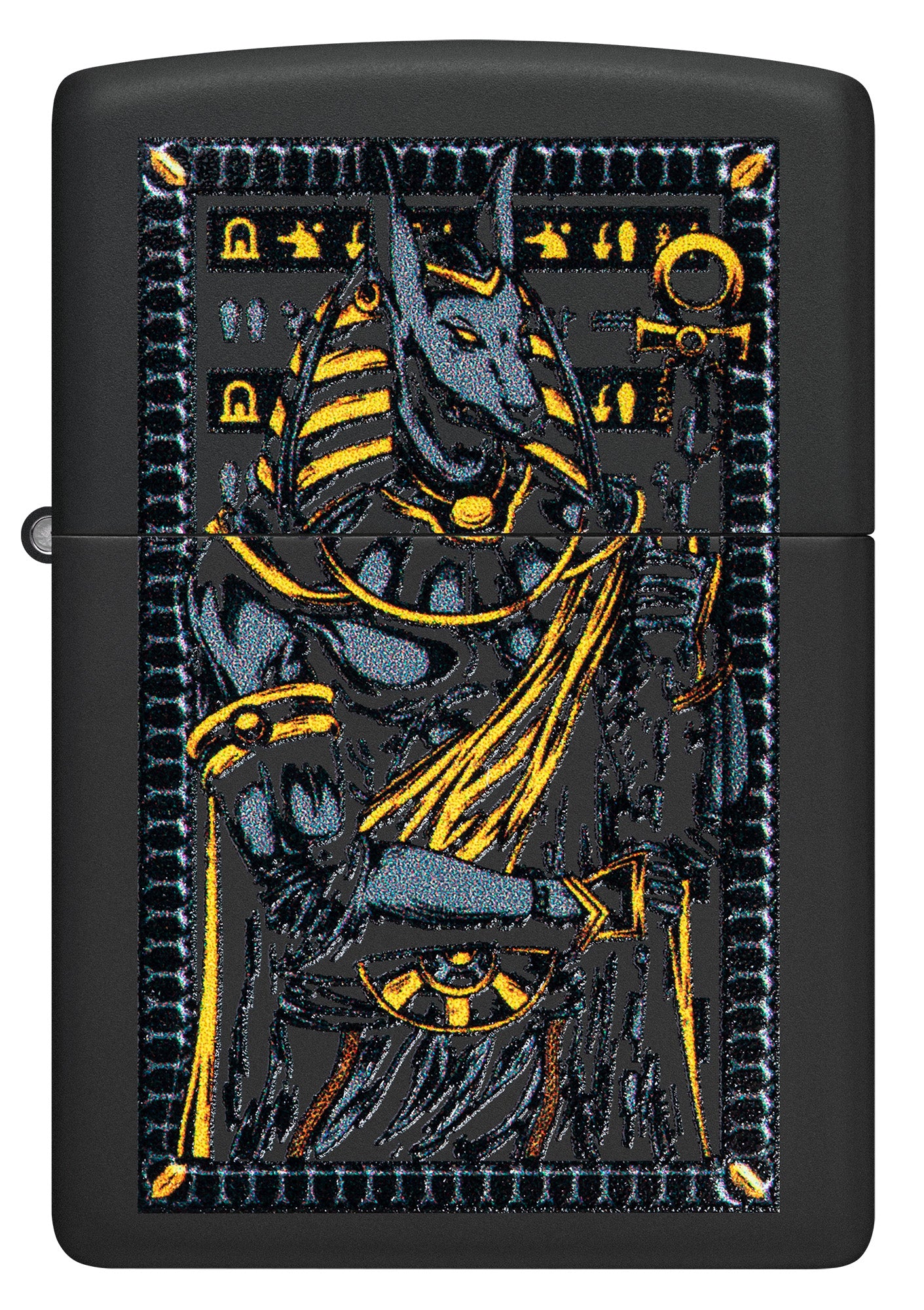 Zippo Anubis Design Black Matte Pocket Lighter