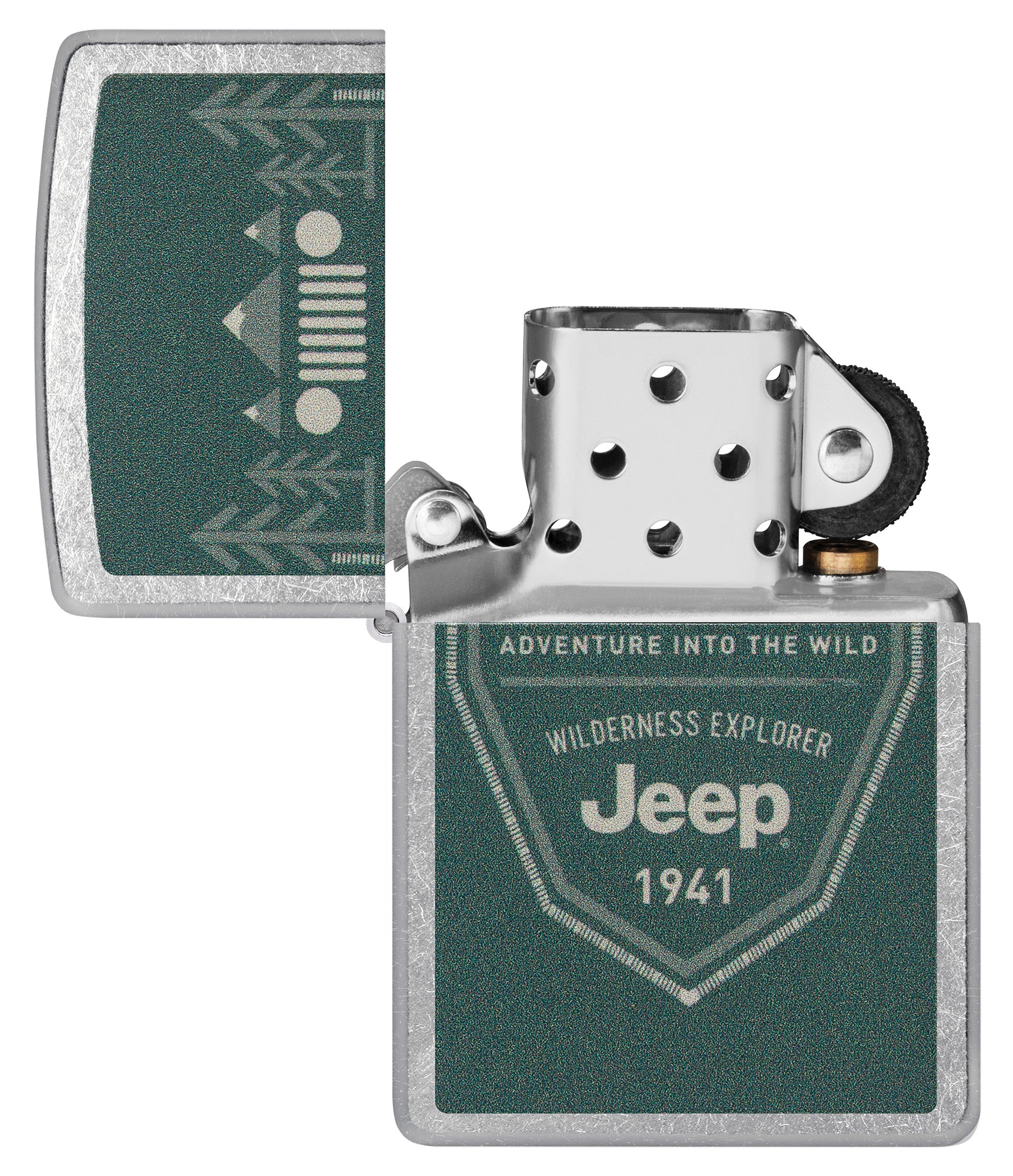 Zippo Jeep Street Chrome Pocket Lighter